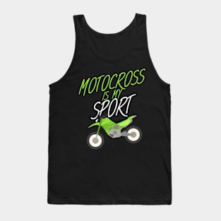 Motocross is my sport Tank Top